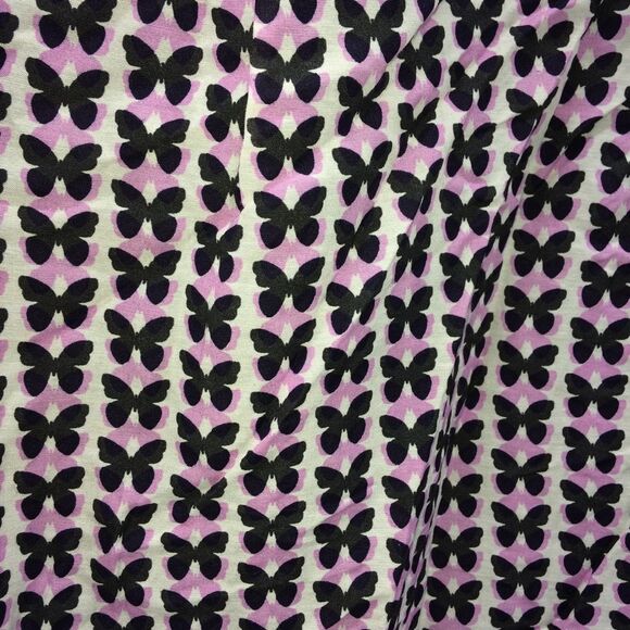 Gap Maternity White Long Sleeve Tunic w/Black and Lavender Butterflies Size S - Picture 7 of 11